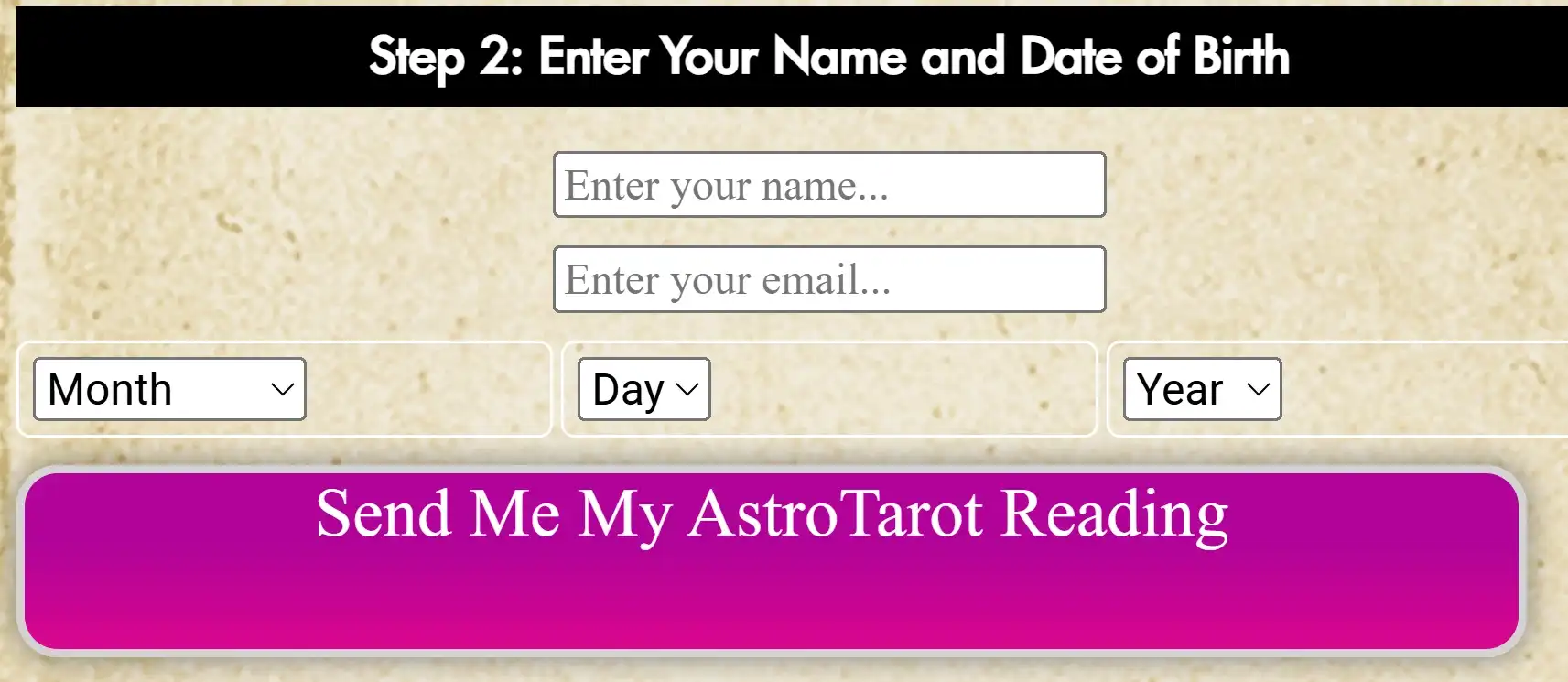 Astro Tarot Reading Checkout